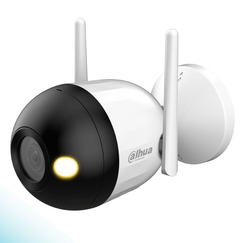 Dahua F2cled  Cámara Ip Bullet Wifi De 2 Megapixeles/ Full Color/ Microfono Integrado/ 30 Mts De Luz Visible/ Ranura Para Micros