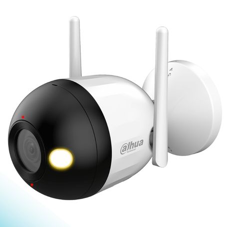 Dahua F2cnpv  Cámara Ip Bullet Wifi De 2 Mp/ Lente De 2.8 Mm. Cuenta Con Full Color  Iluminación Dual Inteligente Disuasión Acti