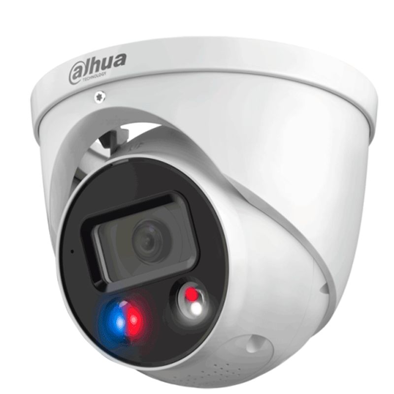 Dahua Dhipchdw3849haspvs5  Cámara Ip Domo De 8 Megapixeles Con Disuasión Activa/ Iluminador Dual Inteligente/ Tioc/qucik Pick/ W