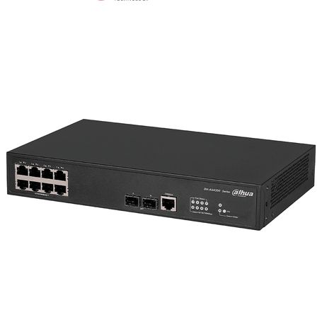 Dahua Dhas43008gt2gf  Switch Gigabit Administrable De Capa 2 Con 8 Puertos 10/100/1000 Baset Y 2 Ranuras Sfp De 1 Gbps. Ofrece U