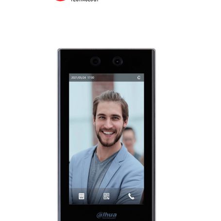 Dahua Dhiasi7213kw Control De Acceso Con Reconocimiento Facial Lcd 7/ Cámara De 2mp/ 50000 Usuarios/ 50000 Caras/ 10000 Contrase