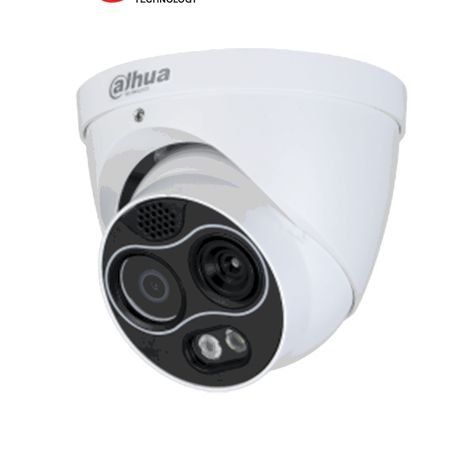 Dahua Dhitpcdf1241b2f2dws8 Mini Cámara Eyeball Hibrida Ip Térmica/ 4 Mp/ Eureka/ Funciones De Ia Detección De Calor Cable Trampa