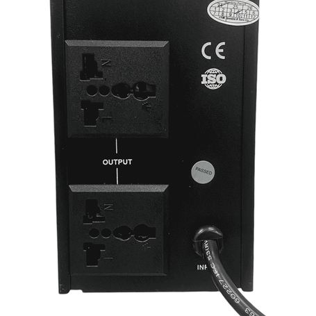 Dahua Dhpfm350360a   Ups De 600va/360w/ Linea Iteractiva/ Entrada Y Salida De 110 Vac 10/  Estabilizador De Voltaje Avr/ Diseno 