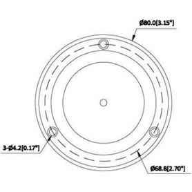 dahua hap320v  microfono omnidireccional de alta fidelidad alcance 2 hasta 100 mts2 carcasa metalica resistente al polvo y agua