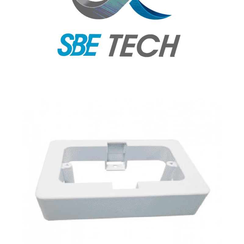 Sbetech  Cuniv2  Caja Universal De Pvc / 2x4 / Gama Económica / Fácil Instalación/ Fácil Limpieza