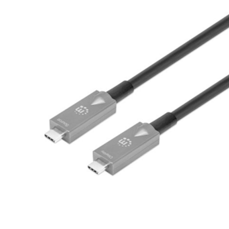 Manhattan  356428 Cable Usbc De Fibra Óptica (aoc) Usb 3.2 Gen 2