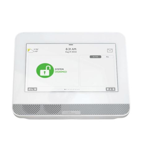 Qolsys Iq4 Hub Video Basico  Paquete Que Contiene Sistema De Alarma Iq 4 Hub  Con Pantalla Táctil De 7 Power G 915 Mhz  1 Sensor