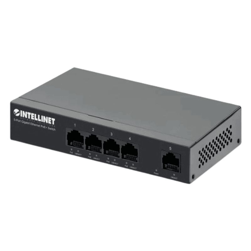 Intellinet  561792 Switch Poe Con 5 Puertos Gigabit  Imbfin