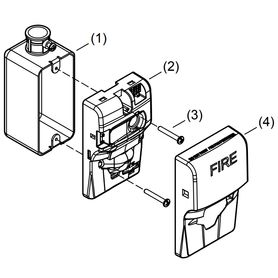 kidde feg1vrf  luz estroboscópica compacta  1575 dc  roja  logo fire60857