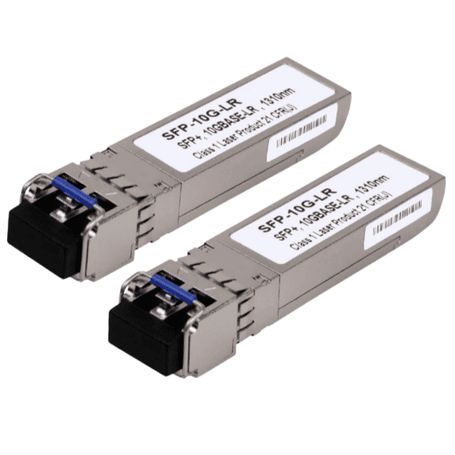 Tce  Sfp10glr  Par De Transceptores De Fibra Óptica Sfp Monomodo / 1310nm / Ddm / Conector Lc Dual / Minigbic / Velocidad 1.25gb