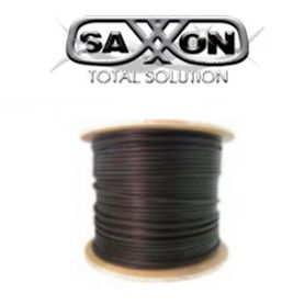 saxxon outpcat5egcopext cable utp 100 cobre de 305m categoria 5e con gel exterior color negro para aplicaciones cctv y redes317