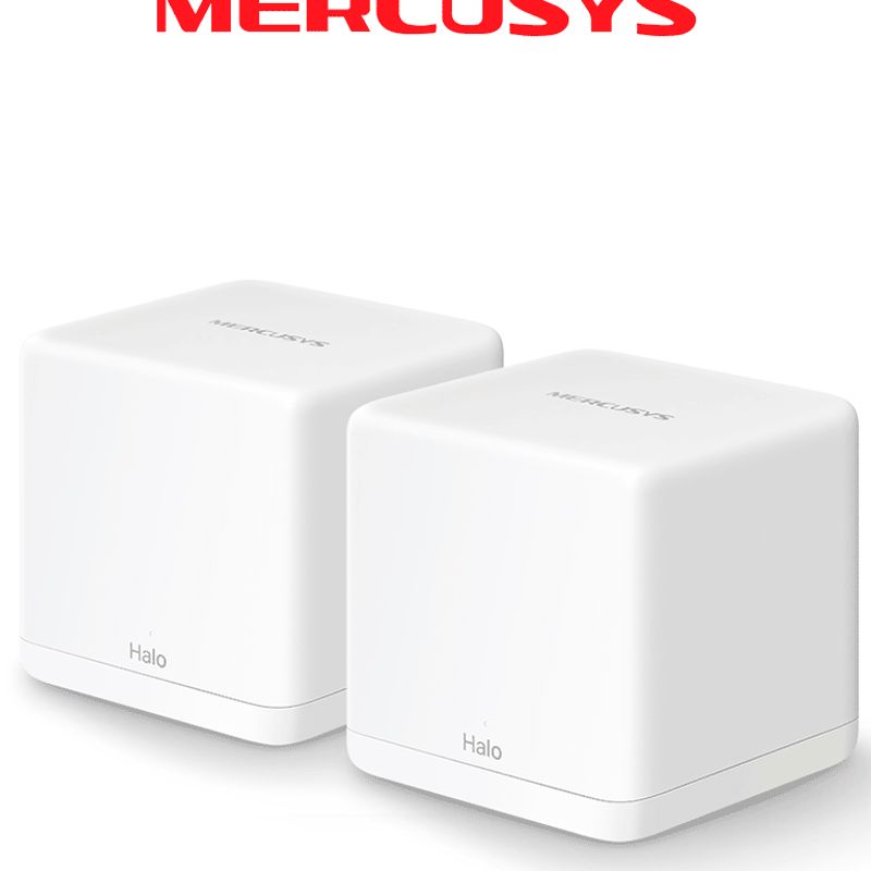 Mercusys Halo H30g(2pack)  Kit De Sistema Inalámbrico H30g Mesh Con Doble Banda 2.4ghz Y 5ghz Ac 1300mbps Dos Puertos 10/100/100