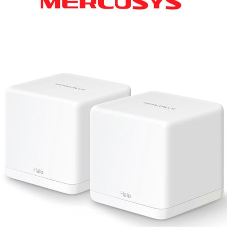 Mercusys Halo H30g(2pack)  Kit De Sistema Inalámbrico H30g Mesh Con Doble Banda 2.4ghz Y 5ghz Ac 1300mbps Dos Puertos 10/100/100