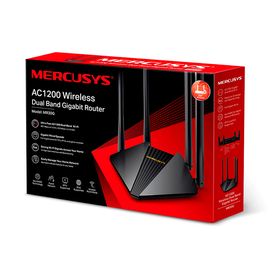 mercusys mr30g   router inalámbrico gigabit ac1200 con doble banda 24 ghz y 5 ghz 2 puertos lan gigabit 1 puerto wan gigabit in