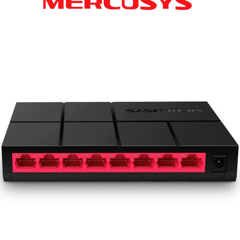 Mercusys Ms108g   Ms108g  Switch No Administrable De Escritorio Con 8 Puertos 10/100/1000 Mbps Diseno Compacto Y Configuración P