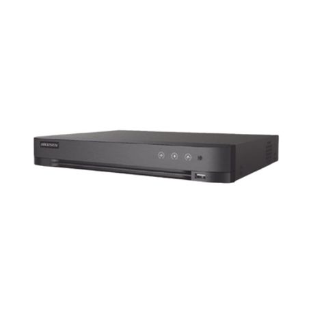 dvr 8 canales turbohd  4 canales ip  5 megapixel lite  3k lite  audio de dos vias por coaxitron  reconocimiento facial  acusens