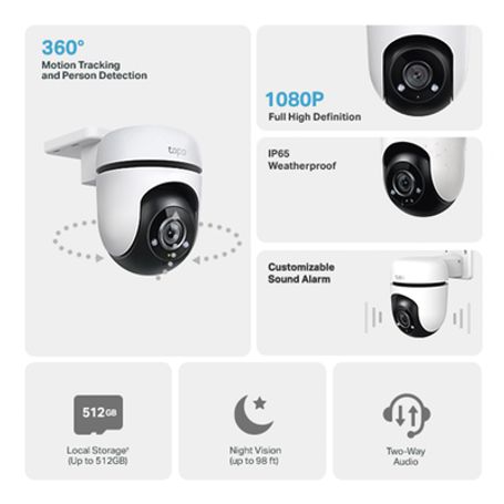 Cámara Ip Wifi 2 Megapixel / Visión 360 / Audio Doble Vias / Visión Nocturna /  Notificación Push / Memoria Micro Sd  