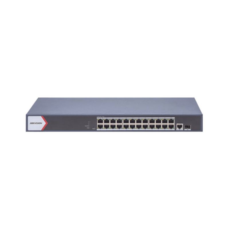 Switch Gigabit Poe / Administrable / 24 Puertos 1000 Mbps Poe /  1 Puerto 100 Uplink / 1 Puerto 1000 Mbps Uplink / 1 Puertos Sfp