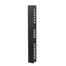 organizador de cable vertical de 24 unidades rack sencillo compatible con racks serie eirl y eiqr230516