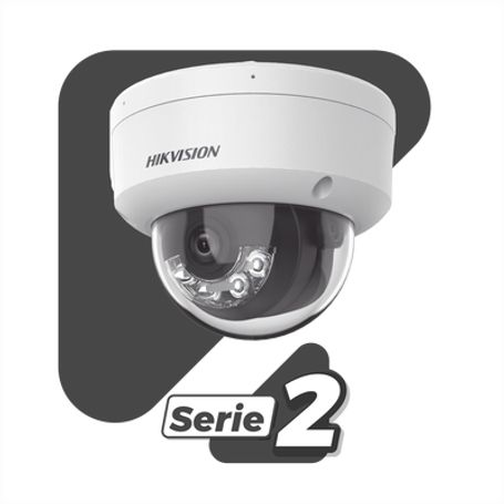 Dual Light  2 Micrófonos Integrados Domo Ip 4 Megapixel / Lente 2.8 Mm / 30 Mts Luz Blanca  30 Mts Ir / Acusense / Exterior Ip67