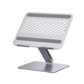 soporte de aluminio para laptop  ajustable 180°  soporta laptops de 10 a 173 capacidad de carga 5kg  excelente estabilidad  dis