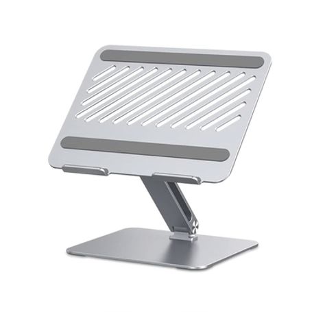 Soporte De Aluminio Para Laptop  Ajustable 180°  Soporta Laptops De 10 A 17.3 Capacidad De Carga 5kg  Excelente Estabilidad  Dis