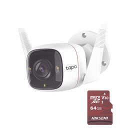 kit de cámara ip wifi  incluye 1 pieza modelo tapoc320ws    utiliza la app tapo  1 memoria micro sd modelo mod  hstfe164g