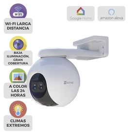  pt ip 2 megapixel  wifi  detección humana  lente dual  visión nocturna en color  cobertura visual 360°  notificación push   ra