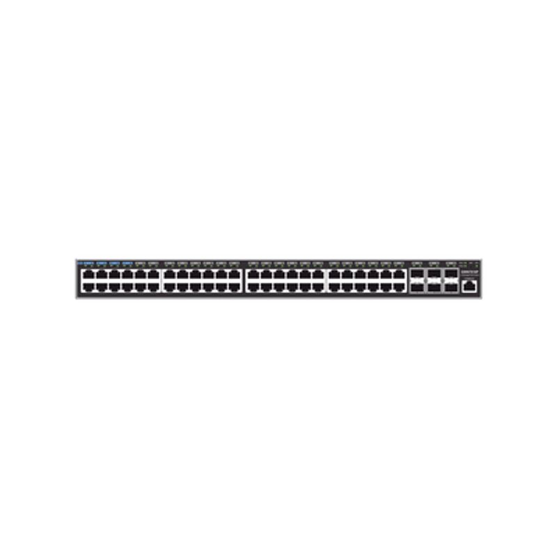 Switch Capa 3 Poe Administrable / 48 Puertos 10/100/1000 Mbps  6 Puertos Sfp De 10 Gigabits / Hasta 740w / Compatible Con Gwn Cl