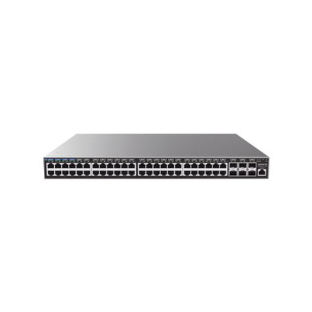 Switch Capa 3 Poe Administrable / 48 Puertos 10/100/1000 Mbps  6 Puertos Sfp De 10 Gigabits / Hasta 740w / Compatible Con Gwn Cl