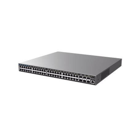 Switch Capa 3 Poe Administrable / 48 Puertos 10/100/1000 Mbps  6 Puertos Sfp De 10 Gigabits / Hasta 740w / Compatible Con Gwn Cl