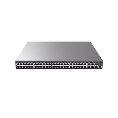 Switch Capa 3 Poe Administrable / 48 Puertos 10/100/1000 Mbps  6 Puertos Sfp De 10 Gigabits / Hasta 740w / Compatible Con Gwn Cl