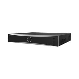 nvr 12 megapixel 4k  32 canales ip  16 puertos poe  reconocimiento facial  acusense evita falsas alarmas  4 bahias de disco dur