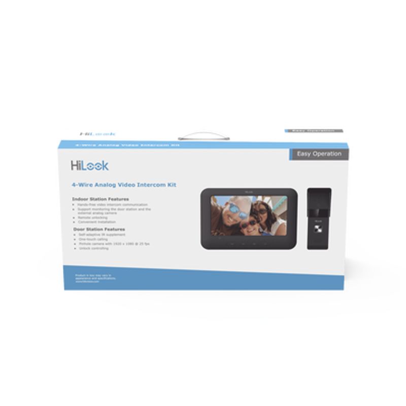 Kit De Videoportero Analógico Con Pantalla Lcd A Color De 7 / Frente De Calle Para Exterior Ip65 / Salida De Relevador 
