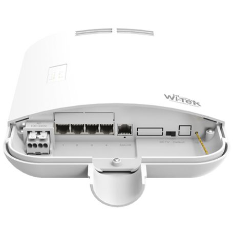 Switch Poe Para Exterior / No Administrable / Con 4 Puertos 10/100 Mbsp Poe Af/at / 1 Puertos Uplink 10/100 Mbps /  Presupuesto 