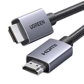 cable hdmi 20 de nylon trenzado  3 metros  4k60hz  arc  dolby atmos  verdadero hd  dts hd  hdr  inversivo 3d  3 modos de visual