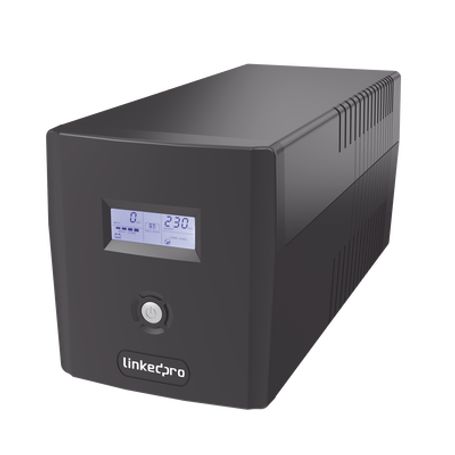 ups 1000va600 w pantalla lcd  linea interactiva 120vca  6 tomas 515r 4 respaldadas  regulación de voltaje  protección rj45