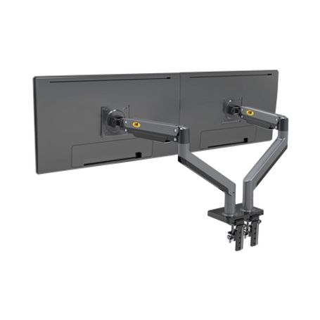 Montaje De Escritorio Articulado Para 2 Monitores De 2232 /  Soporta Hasta 15 Kg X  Brazo / Vesa 75 X 75 / 100 X 100 / Acero / G