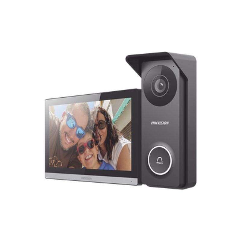 Kit De Videoportero Hibrido Turbohd Con Pantalla Lcd Touch De 7 Wifi / Frente De Calle Para Exterior Metalico / 720p (1 Megapixe