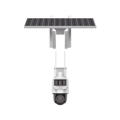 Kit Solar Ip All In One / Doble Detección (radar  Pir) / Pt Ip 4 Megapixel / Lente 4 Mm / Panel Solar / Bateria De Respaldo De L