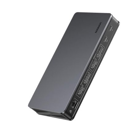 Hub Usbc (docking Revodok Pro 209) 9 En 1  2 Hdmi 4k60hz  2 Dp 4k60hz  1 Usba 3.2 (10 Gbps)  2 Usba 3.2 (10 Gbps)  1 Usbc Pd Car