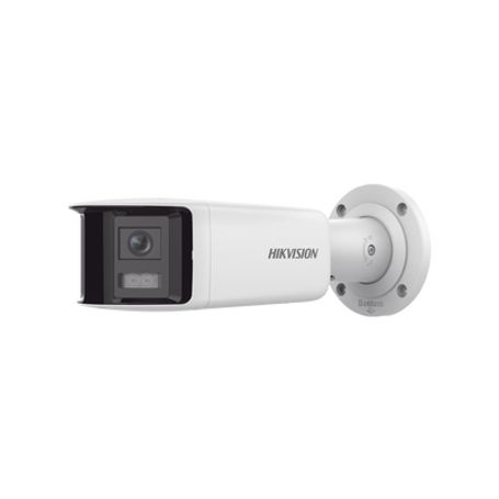  Protección Activa  Turret Ip 4 Megapixel / 2 Lentes De 2.8 Mm (imagen Panorámica 180°) / 30 Mts Ir / Exterior Ip67 / Luz Interm