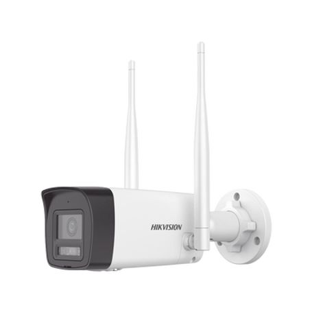 bala ip 2 megapixel  lente 28 mm  30 mts ir  exterior ip66  wifi  dwdr  h265  micrófono y bocina interconstruido  microsd