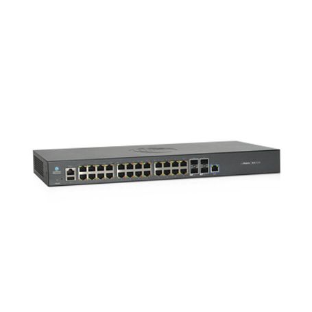 Switch Cnmatrix Ex2028p Capa 3 De 28 Puertos (24 Poe Gigabit 802.3af/at 4 Sfp) Administración Desde La Nube (mxex2028pxbu)