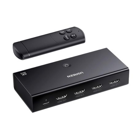 conmutador hdmi switch 460hz  3 entradas a 1 salida  3d  hdr  dolby atmos  dts5171  hdcp22  pcm20  hdmi20  reduce el retraso y 