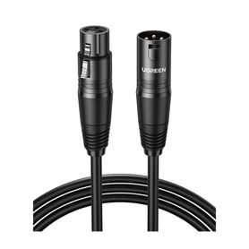 cable para micrófono xlr tipo canon macho a hembra  15 metros  plug  play  anti interferencias  triple blindaje  alta calidad  