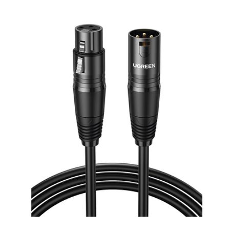 cable para micrófono xlr tipo canon macho a hembra  15 metros  plug  play  anti interferencias  triple blindaje  alta calidad  