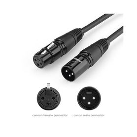 cable para micrófono xlr tipo canon macho a hembra  15 metros  plug  play  anti interferencias  triple blindaje  alta calidad  