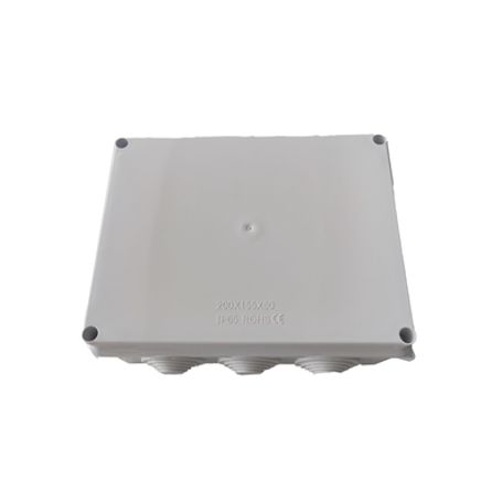 Caja De Conexiones Impermeable Ip65 10 Entradas Dimensiones 200 X 155 X 80 Mm Para Instalaciones Industriales Comerciales Y Resi