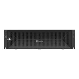 nvr de 64 canales  soporta grabación hasta 32 mp  h265  wisestream  procesamiento 400 mbps  3 puertos de red  raid 56  40tb inc